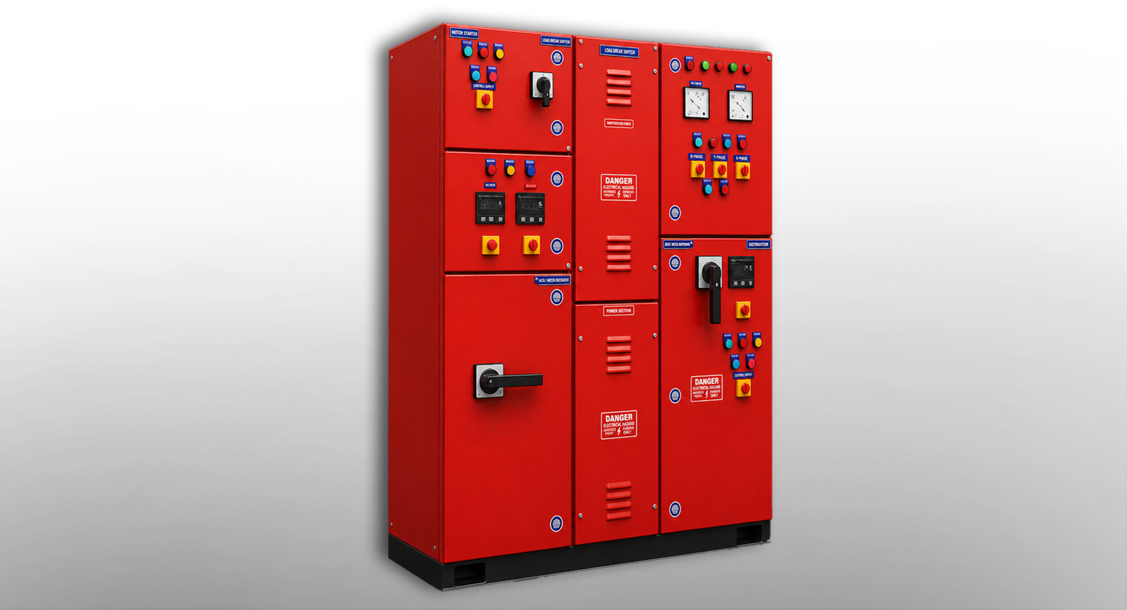 FIRE FIGHTING CONTROL PANEL white right