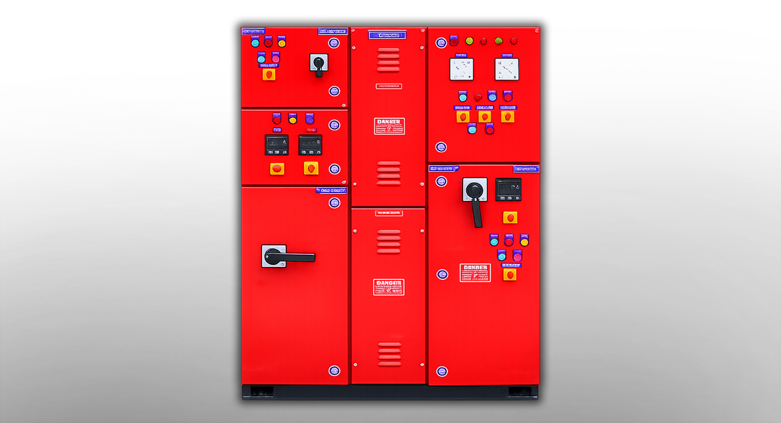 FIRE FIGHTING CONTROL PANEL whitw single front