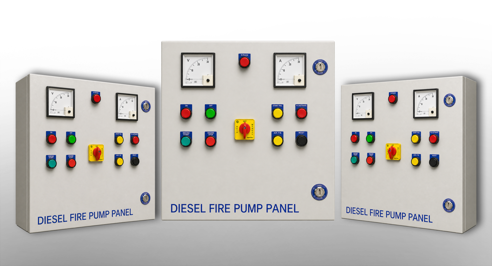 diesel fire pump white